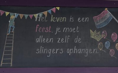 Zelf de slingers ophangen